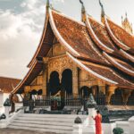 Facade of the Wat Xieng Thong, Luang Prabang, Laos